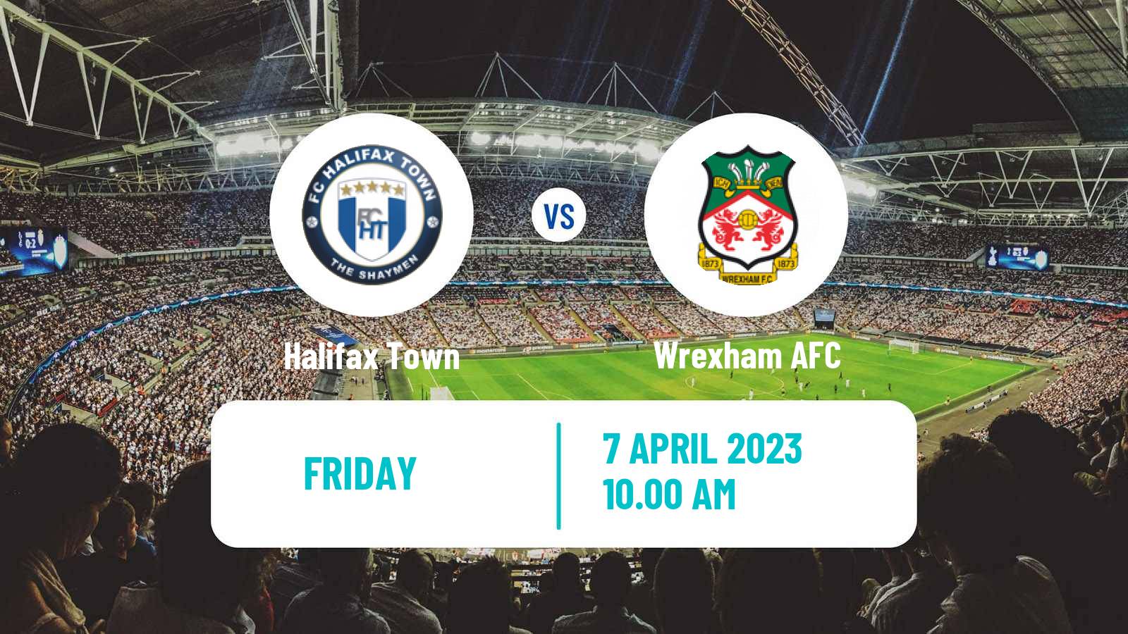 Soccer English National League Halifax Town - Wrexham