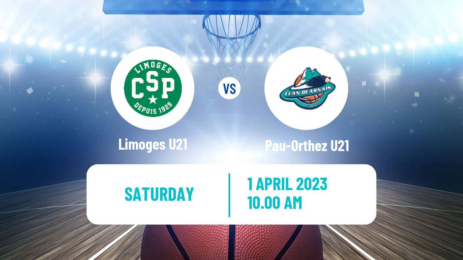 Basketball French Espoirs U21 Basketball Limoges U21 - Pau-Orthez U21