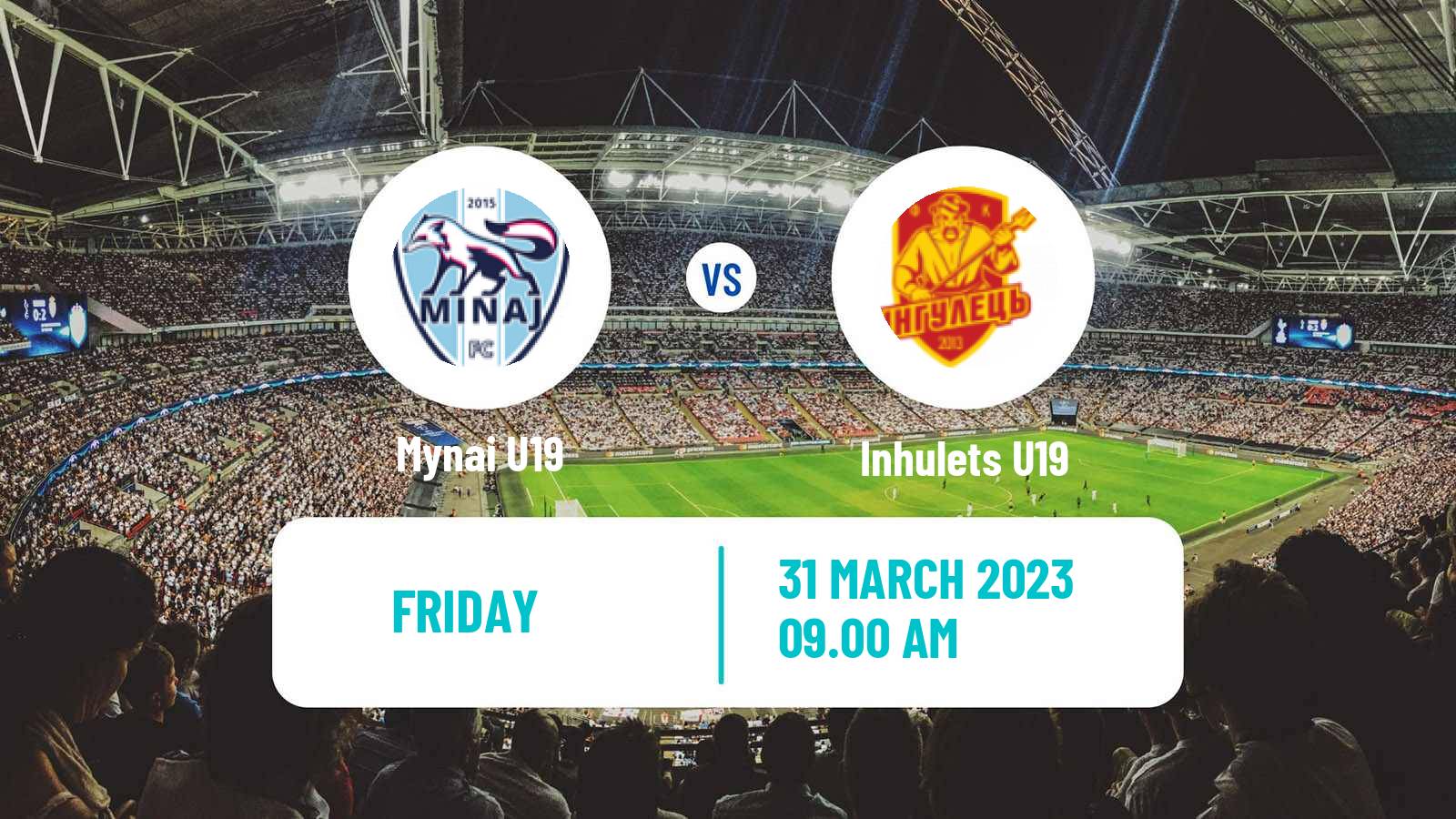 Soccer Ukranian Youth League Mynai U19 - Inhulets U19