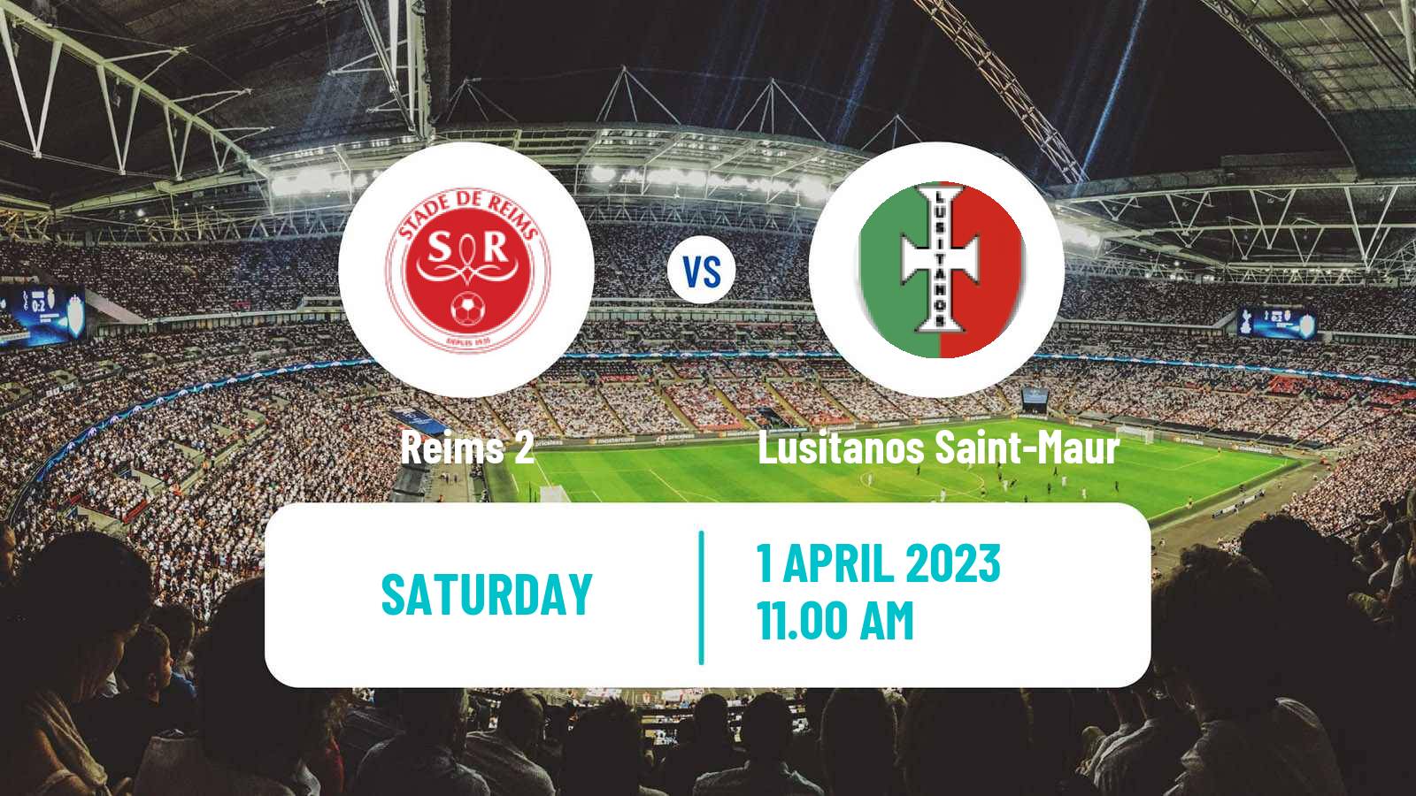 Soccer French National 2 - Group B Reims 2 - Lusitanos Saint-Maur