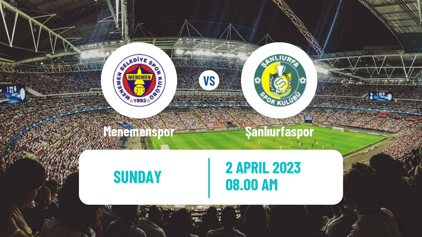 Soccer Turkish Second League White Group Menemenspor - Şanlıurfaspor