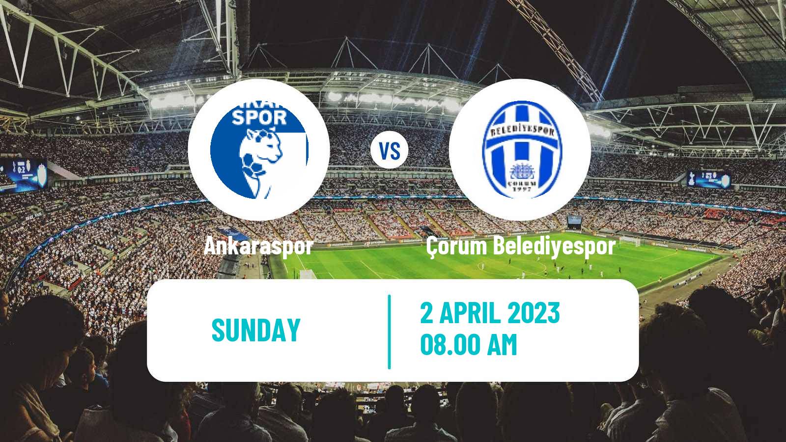 Soccer Turkish Second League White Group Ankaraspor - Çorum