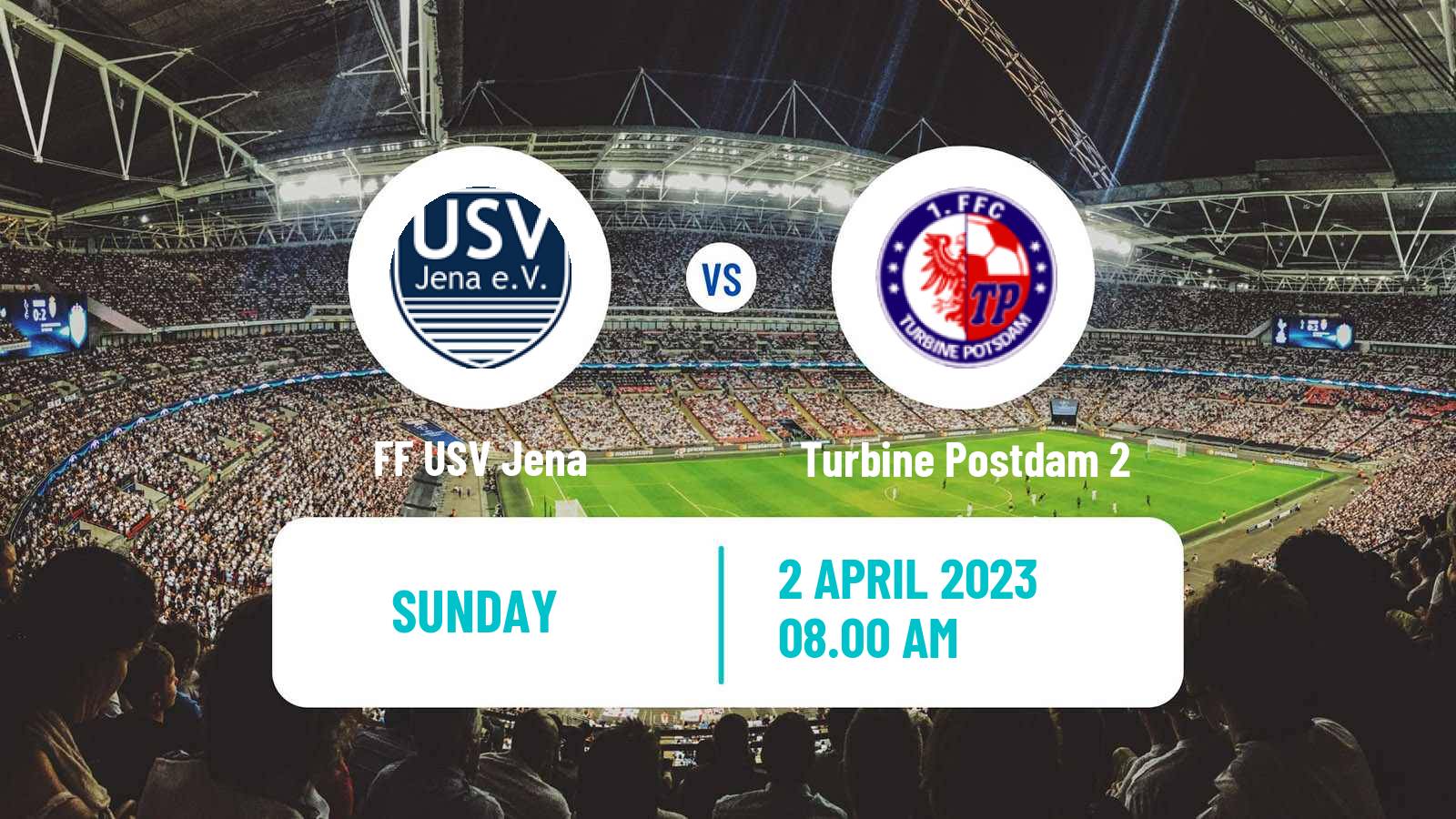 Soccer German 2 Bundesliga Women Carl Zeiss Jena - Turbine Postdam 2