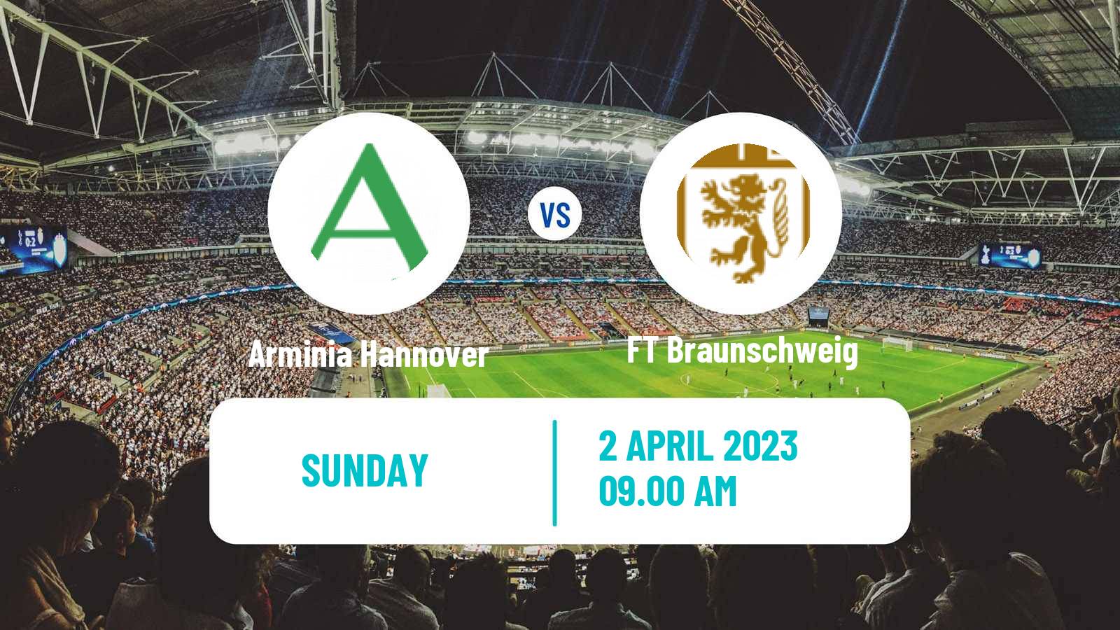 Soccer German Oberliga Niedersachsen Arminia Hannover - FT Braunschweig