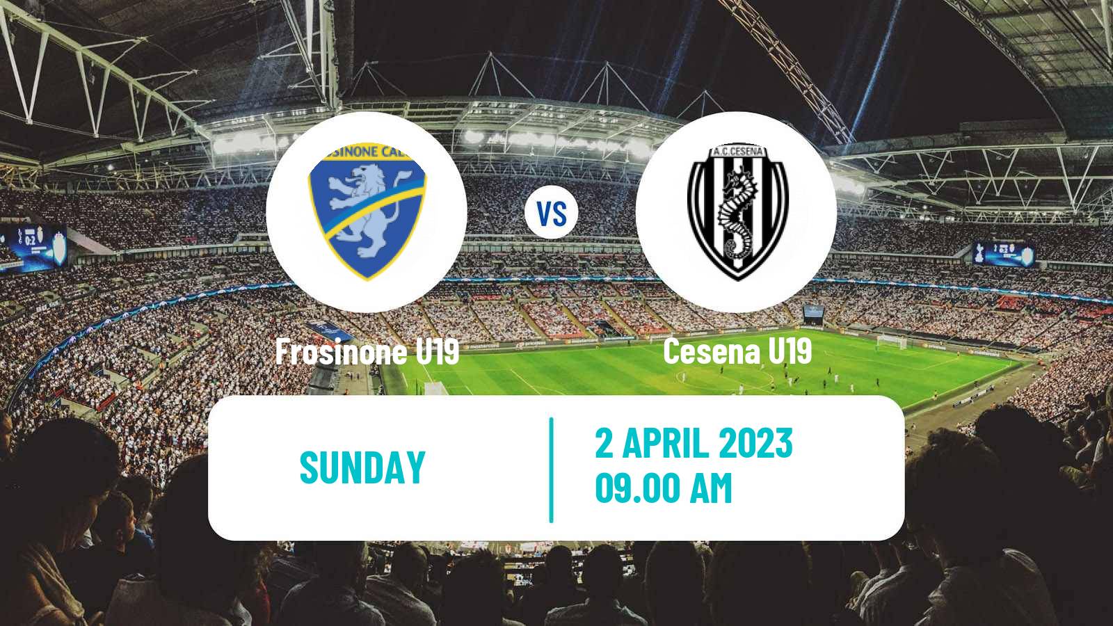 Soccer Italian Primavera 1 Frosinone U19 - Cesena U19