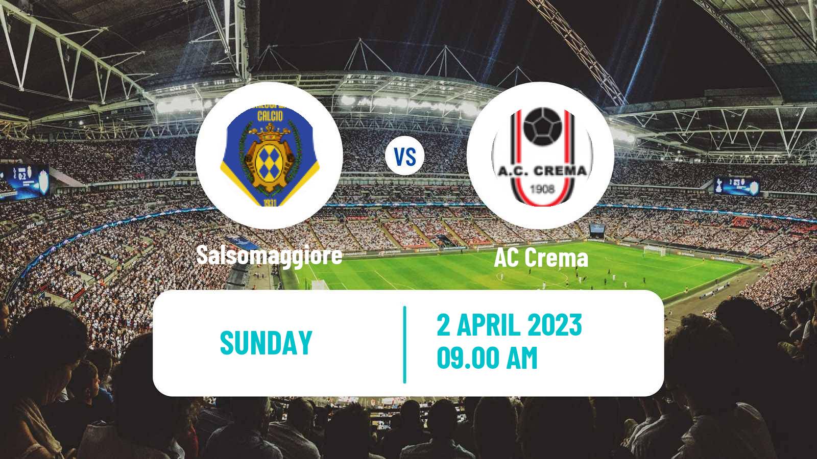 Soccer Italian Serie D - Group D Salsomaggiore - Crema