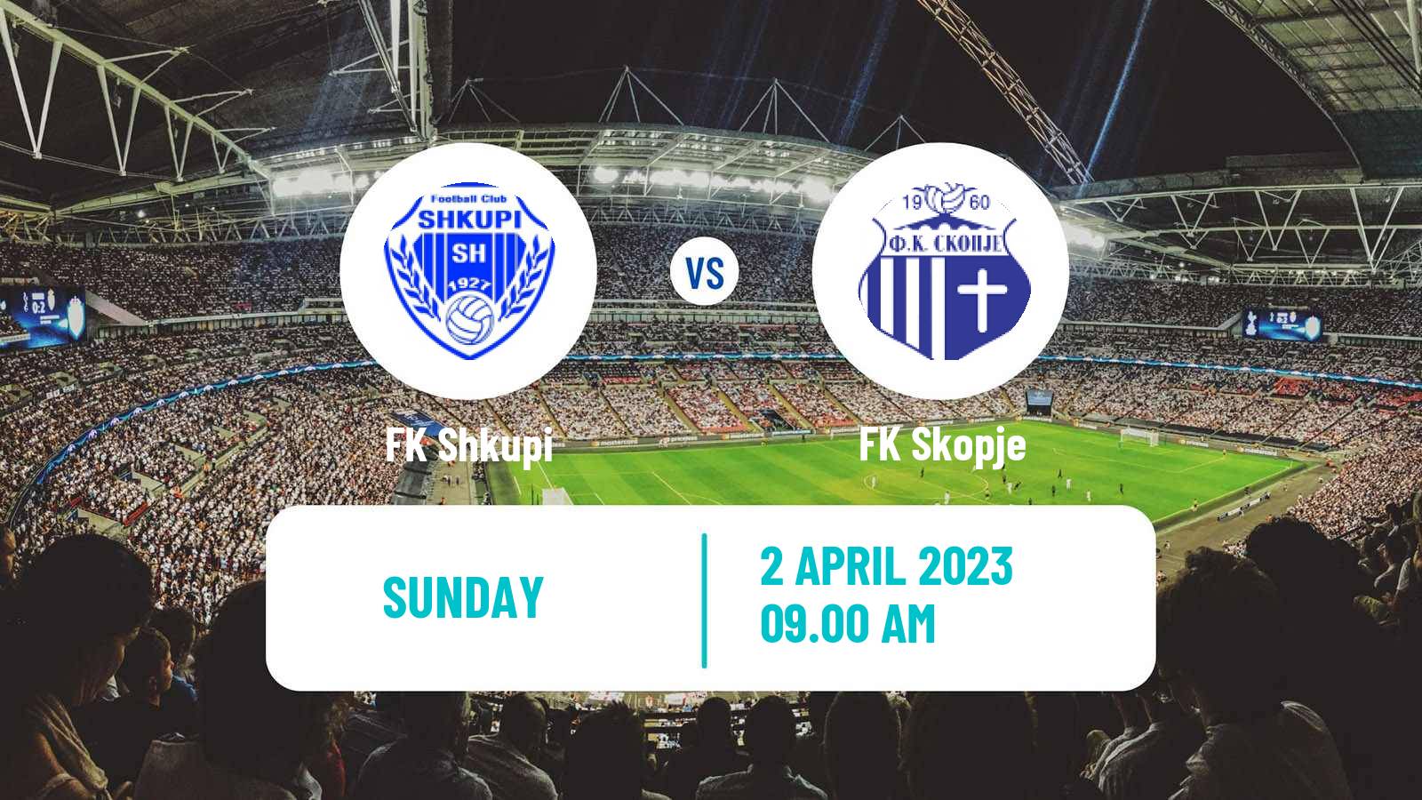 Soccer North Macedonian 1 MFL Shkupi - Skopje