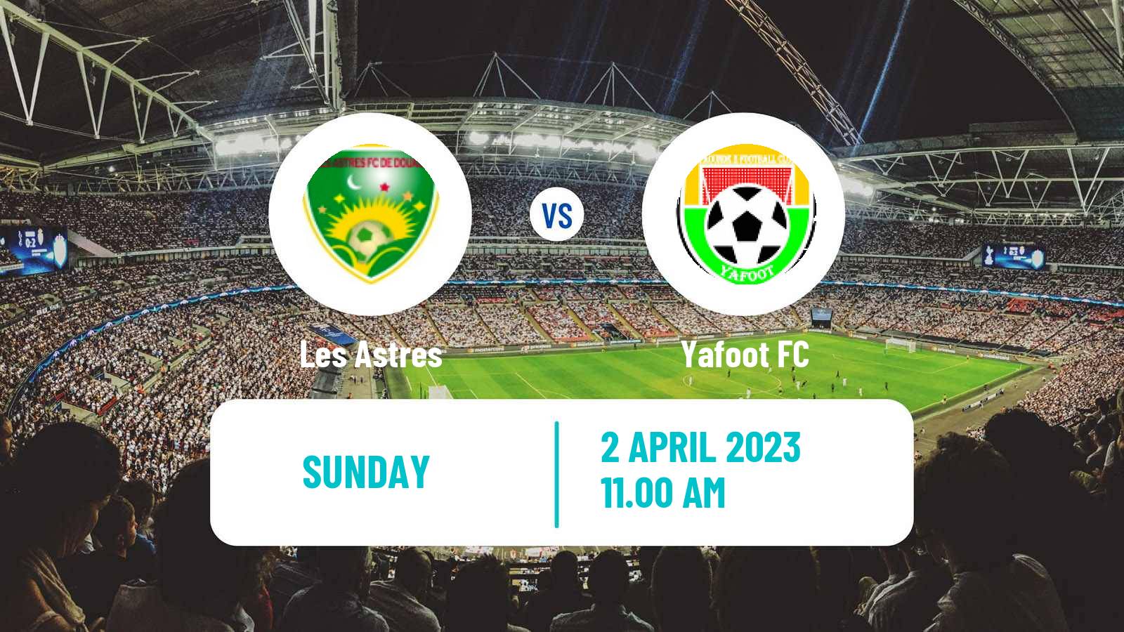 Soccer Cameroon Elite One Les Astres - Yafoot