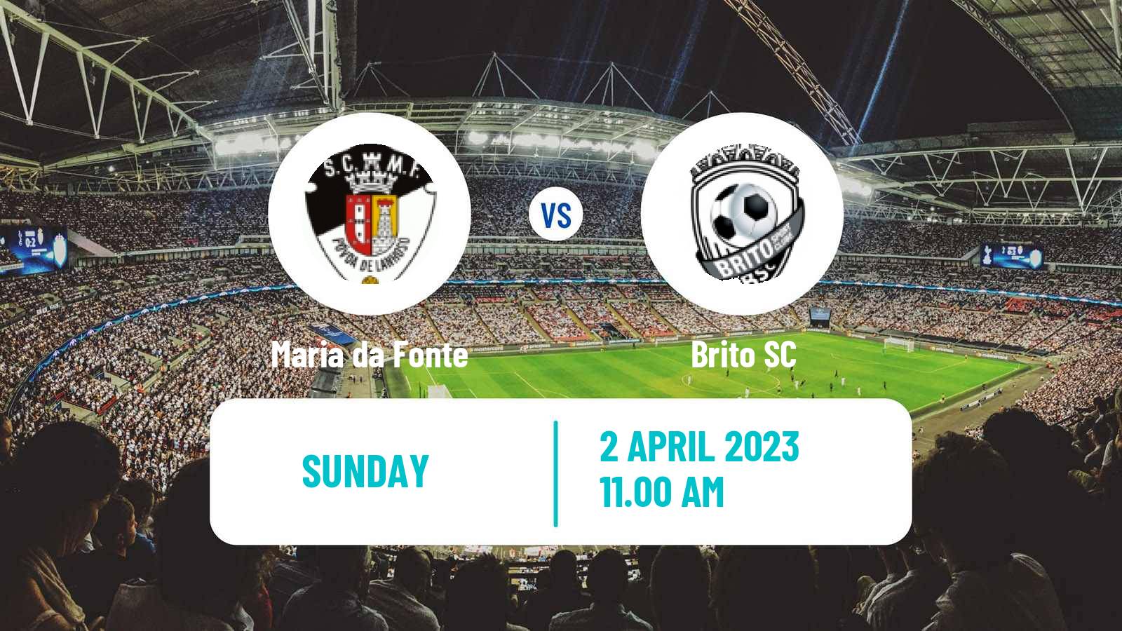 Soccer Campeonato de Portugal Maria da Fonte - Brito