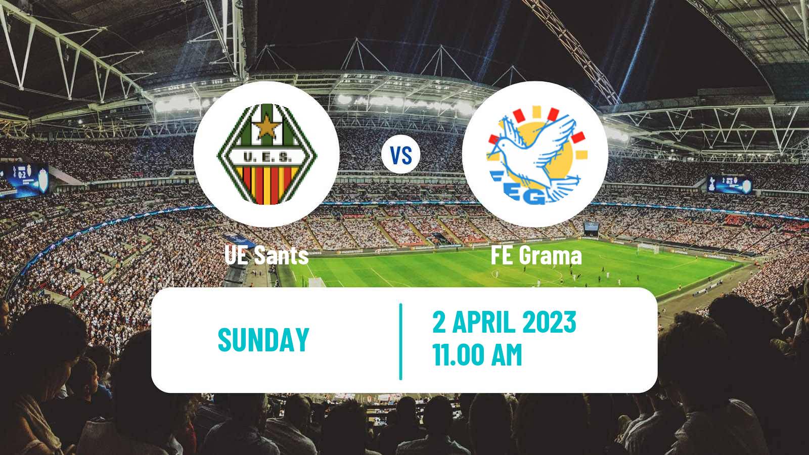 Soccer Spanish Tercera RFEF - Group 5 UE Sants - Grama