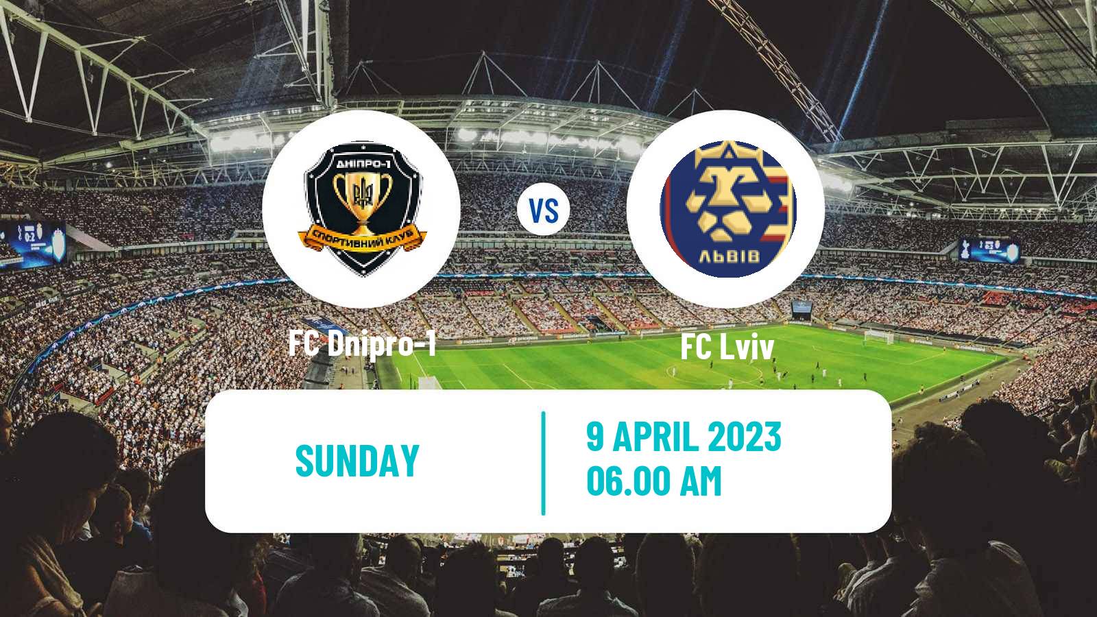Soccer Ukrainian Premier League Dnipro-1 - Lviv