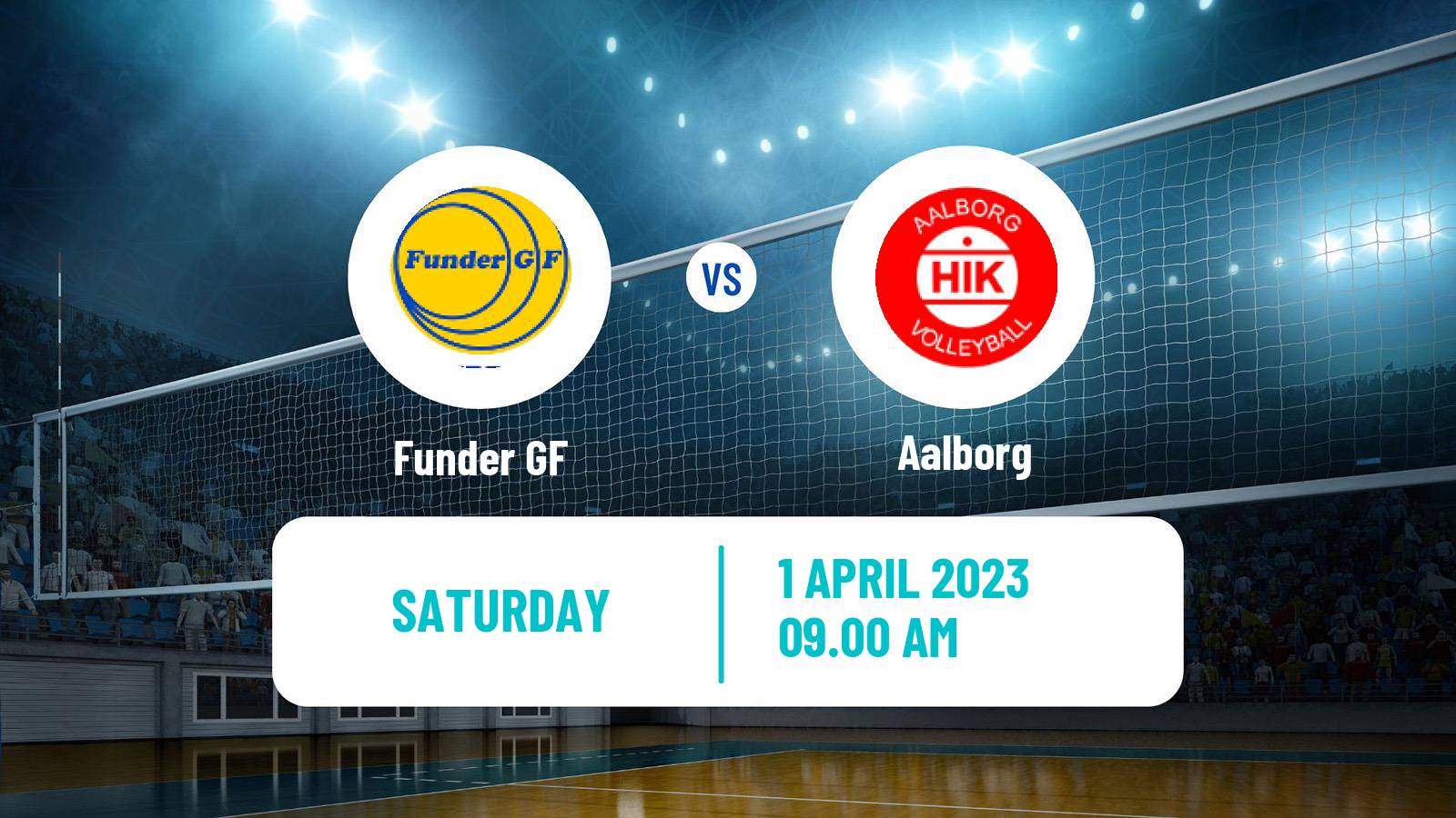 Volleyball Danish 1 Division West Volleyball Women Funder - Aalborg