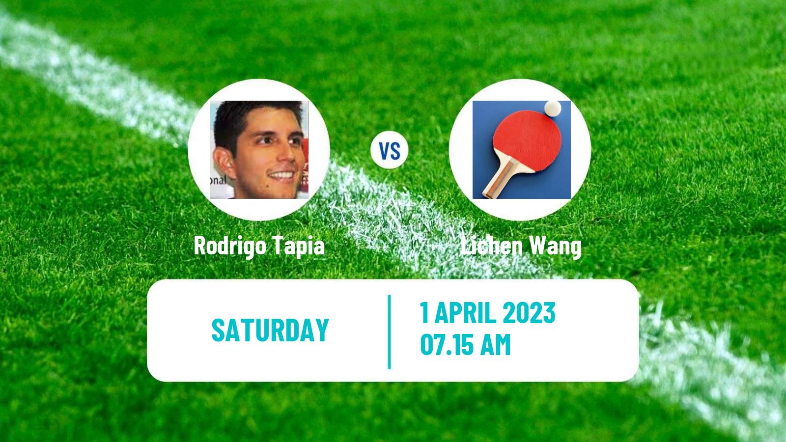 Table tennis Table Tennis Rodrigo Tapia - Lichen Wang