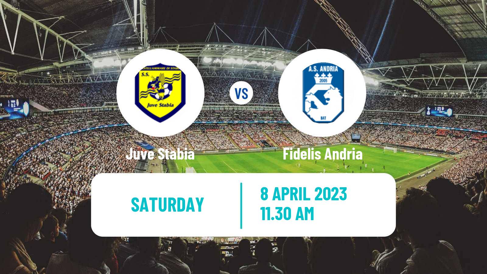 Soccer Italian Serie C Group C Juve Stabia - Fidelis Andria