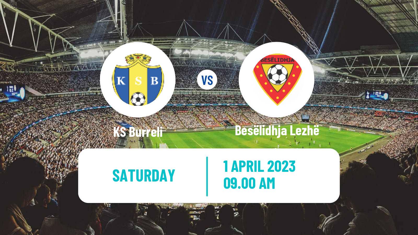 Soccer Albanian First Division Burreli - Besëlidhja Lezhë