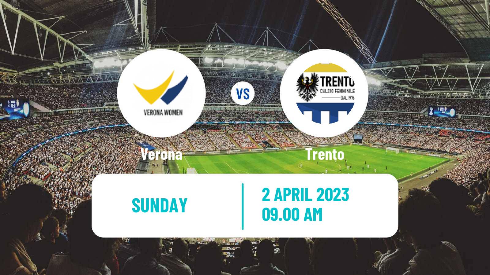 Soccer Italian Serie B Women Verona - Trento