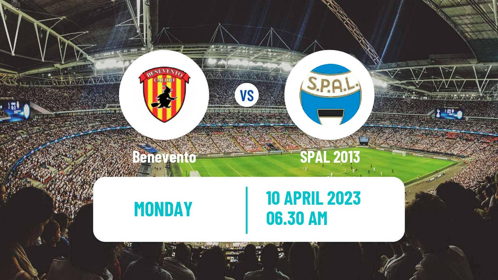 Soccer Italian Serie B Benevento - SPAL