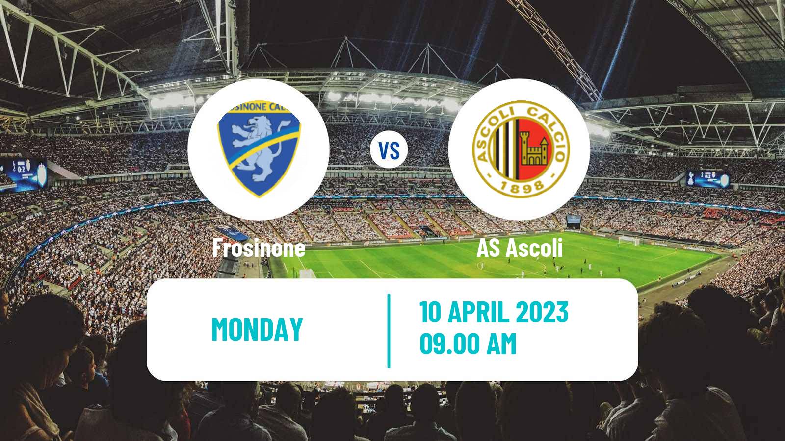Soccer Italian Serie B Frosinone - Ascoli