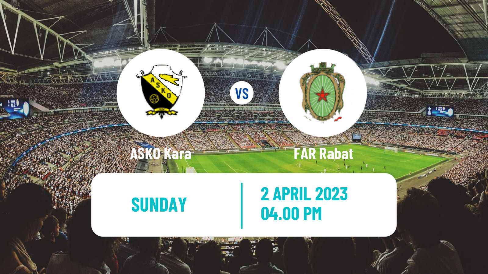 Soccer CAF Confederation Cup ASKO Kara - FAR Rabat