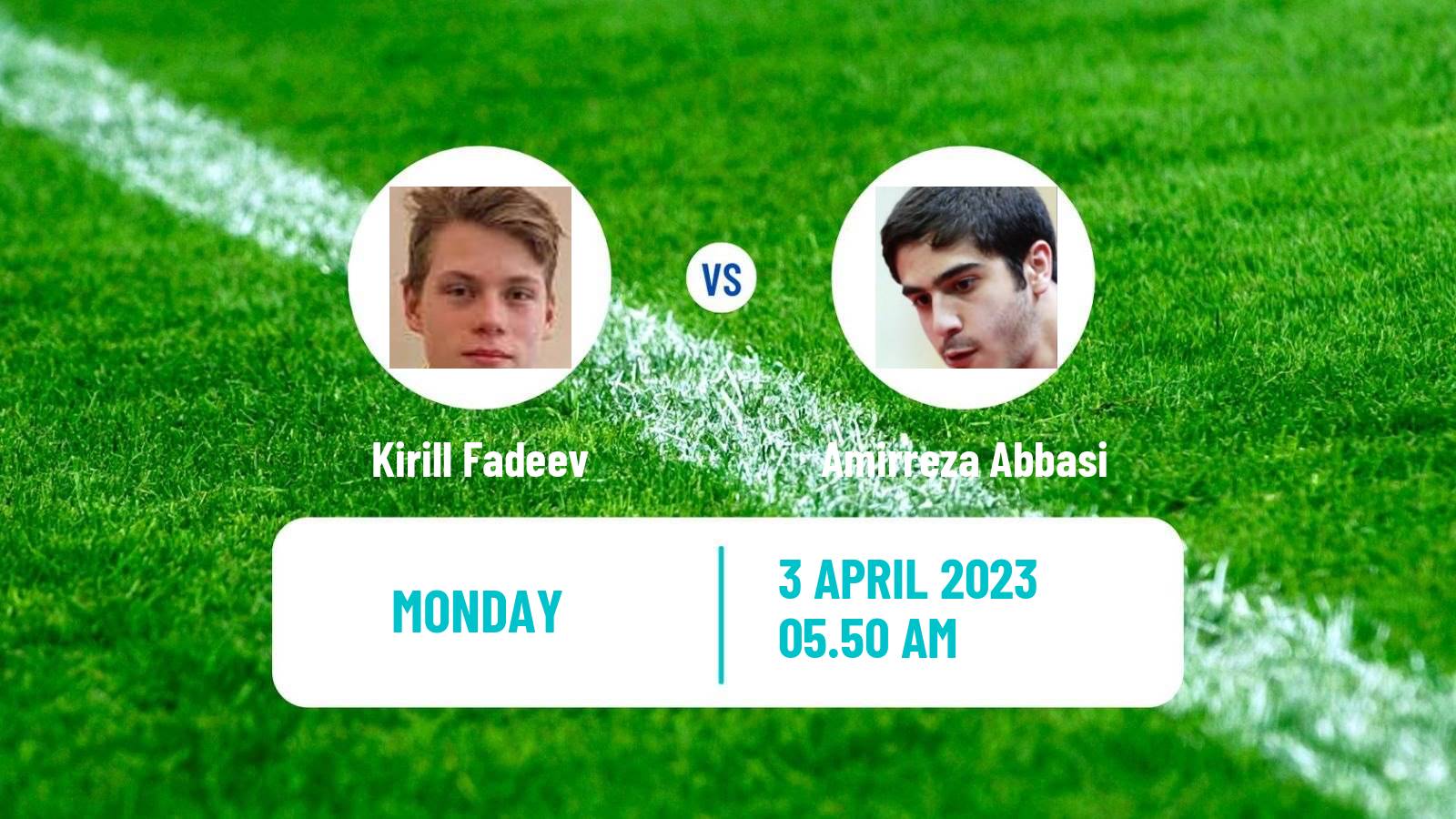 Table tennis Table Tennis Kirill Fadeev - Amirreza Abbasi
