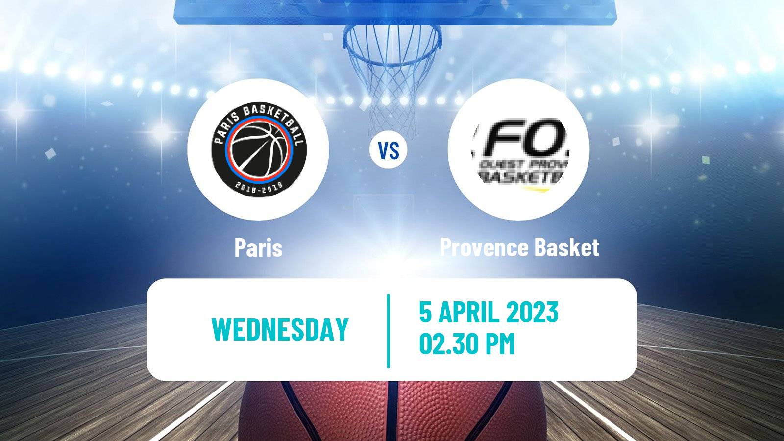 Basketball French LNB Paris - Provence Basket