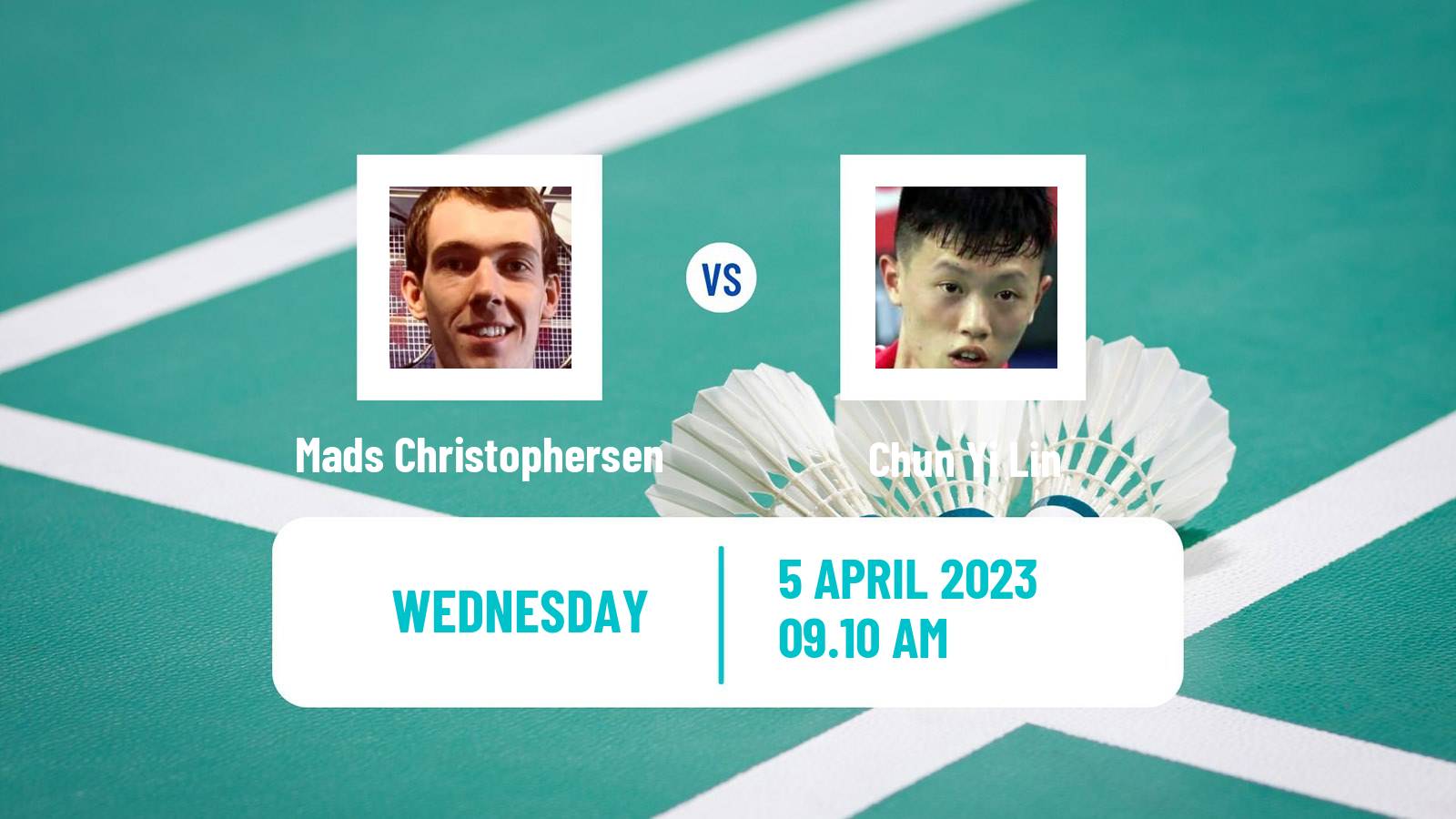 Badminton Badminton Mads Christophersen - Chun Yi Lin
