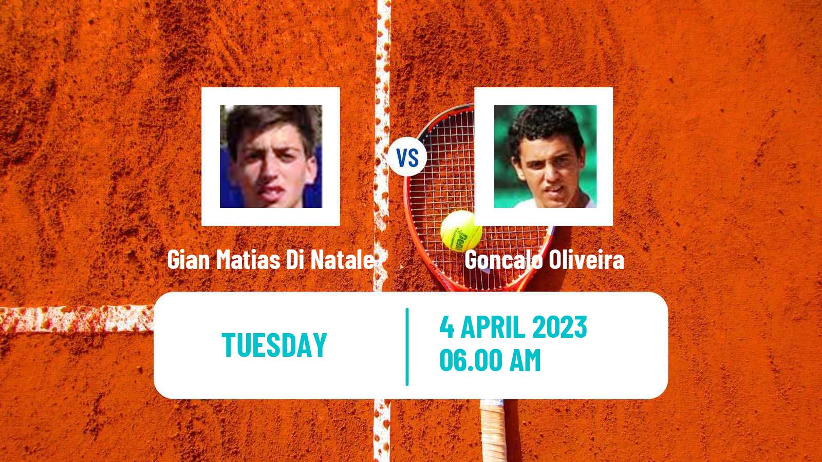 Tennis ITF Tournaments Gian Matias Di Natale - Goncalo Oliveira