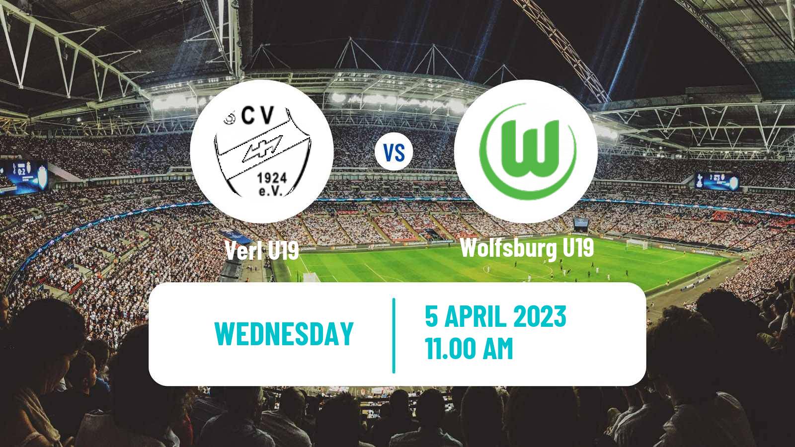 Soccer German Junioren Bundesliga Play Offs Verl U19 - Wolfsburg U19