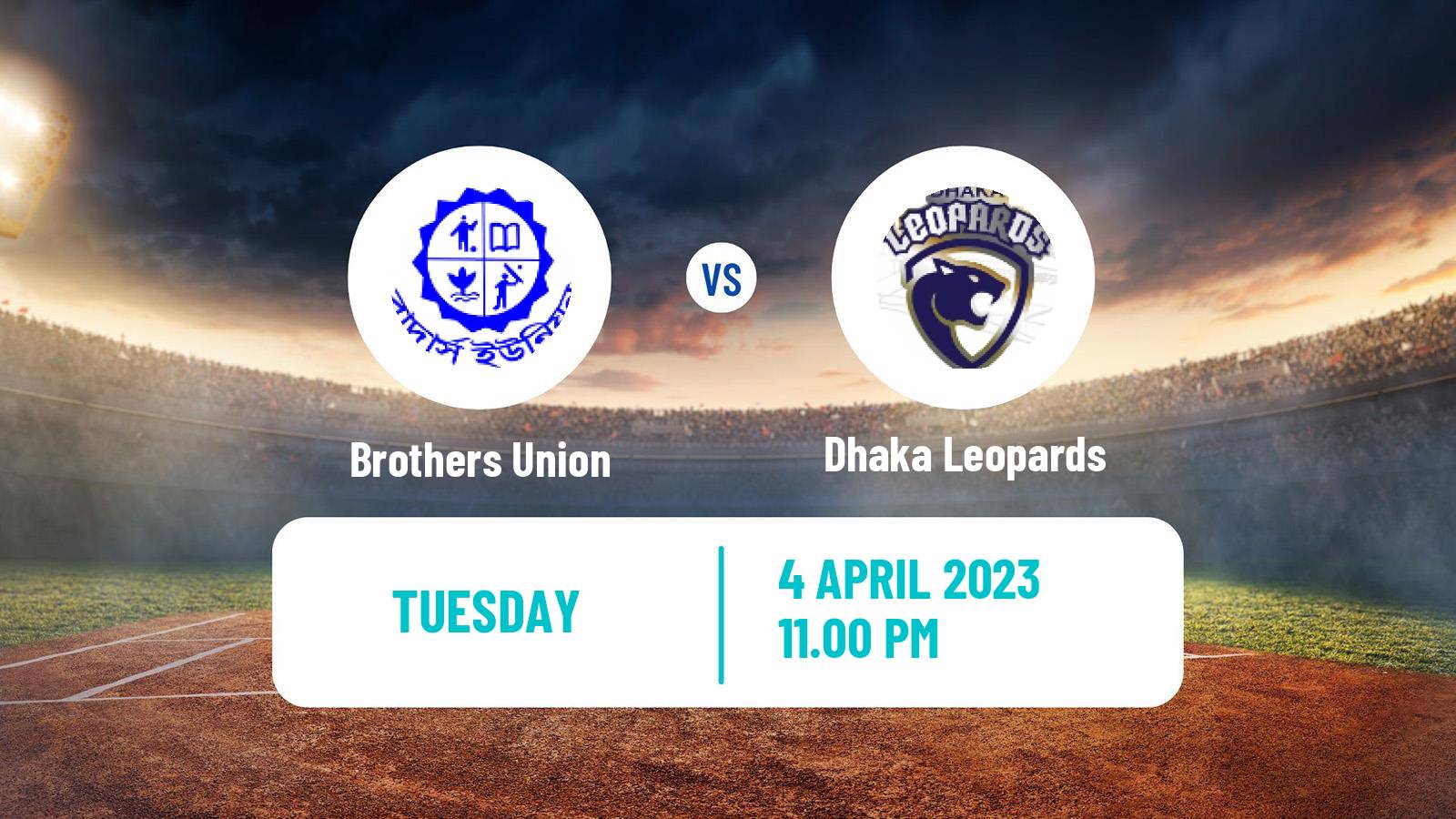 Cricket Bangladesh Dhaka Premier League Brothers Union - Dhaka Leopards