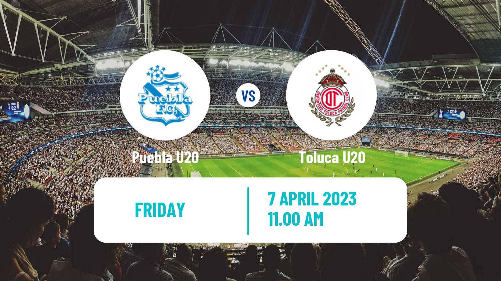 Football Mexican Liga MX U20 Puebla U20 - Toluca U20