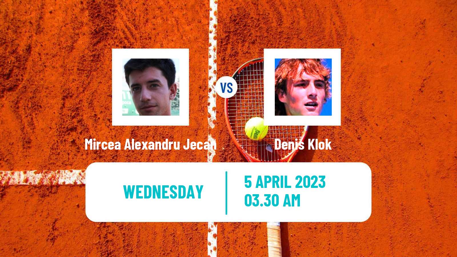 Tennis ITF Tournaments Mircea Alexandru Jecan - Denis Klok