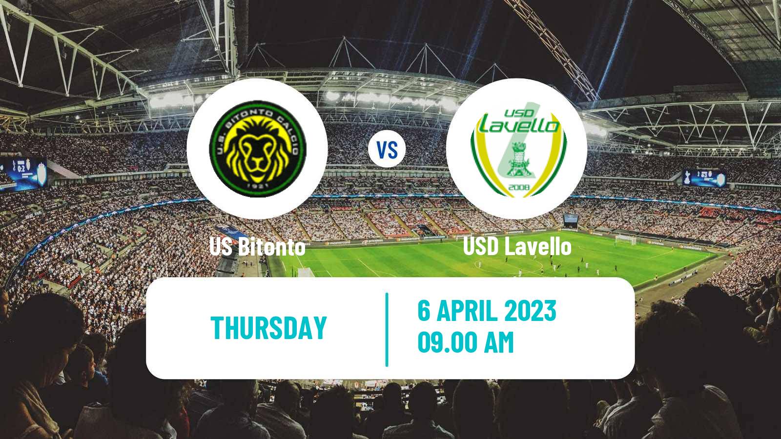 Soccer Italian Serie D - Group H Bitonto - Lavello