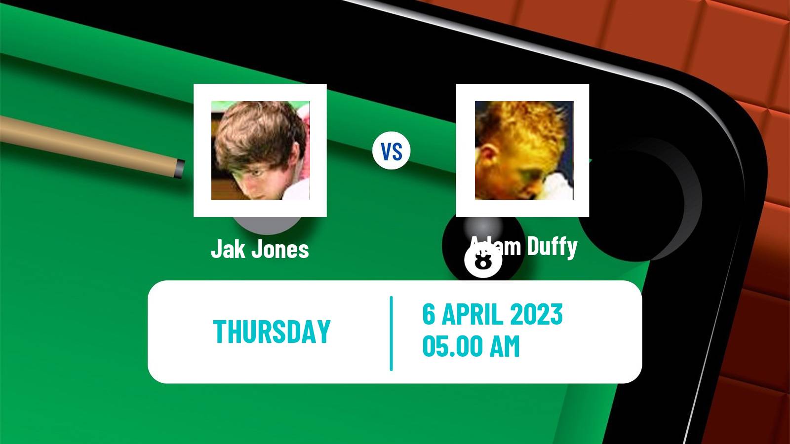 Snooker Snooker Jak Jones - Adam Duffy