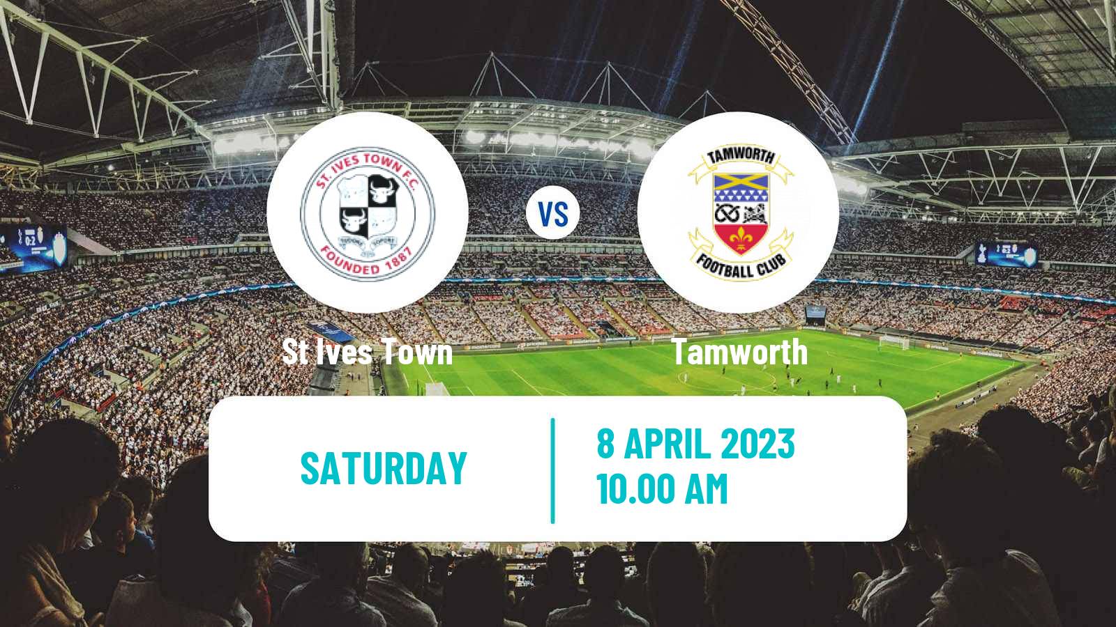 Soccer English Southern League Central Division St Ives Town - Tamworth