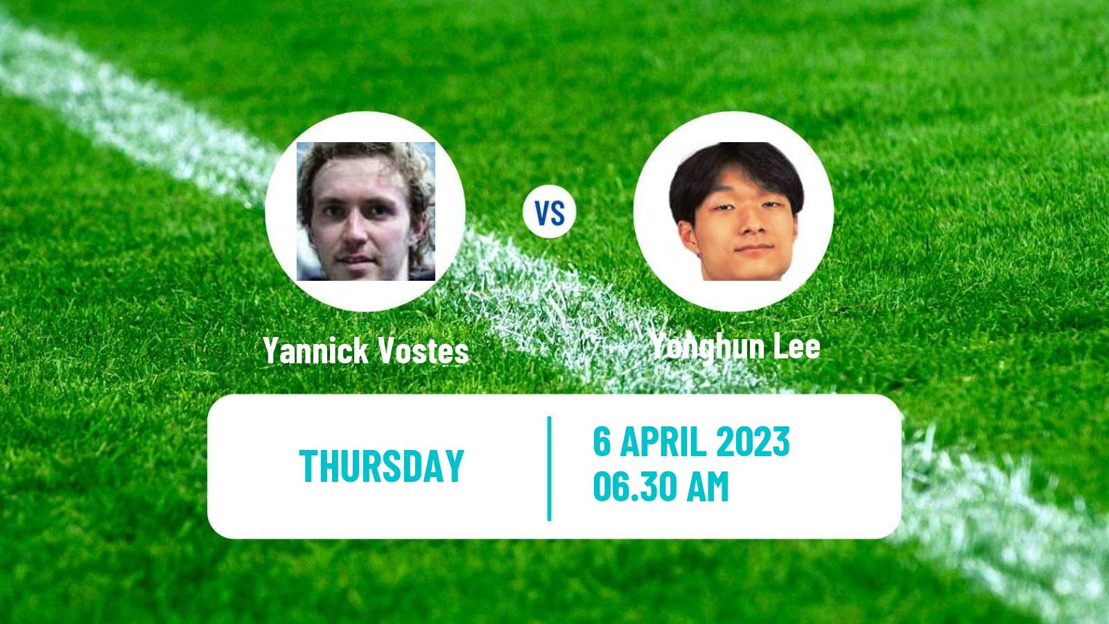 Table tennis Table Tennis Yannick Vostes - Yonghun Lee