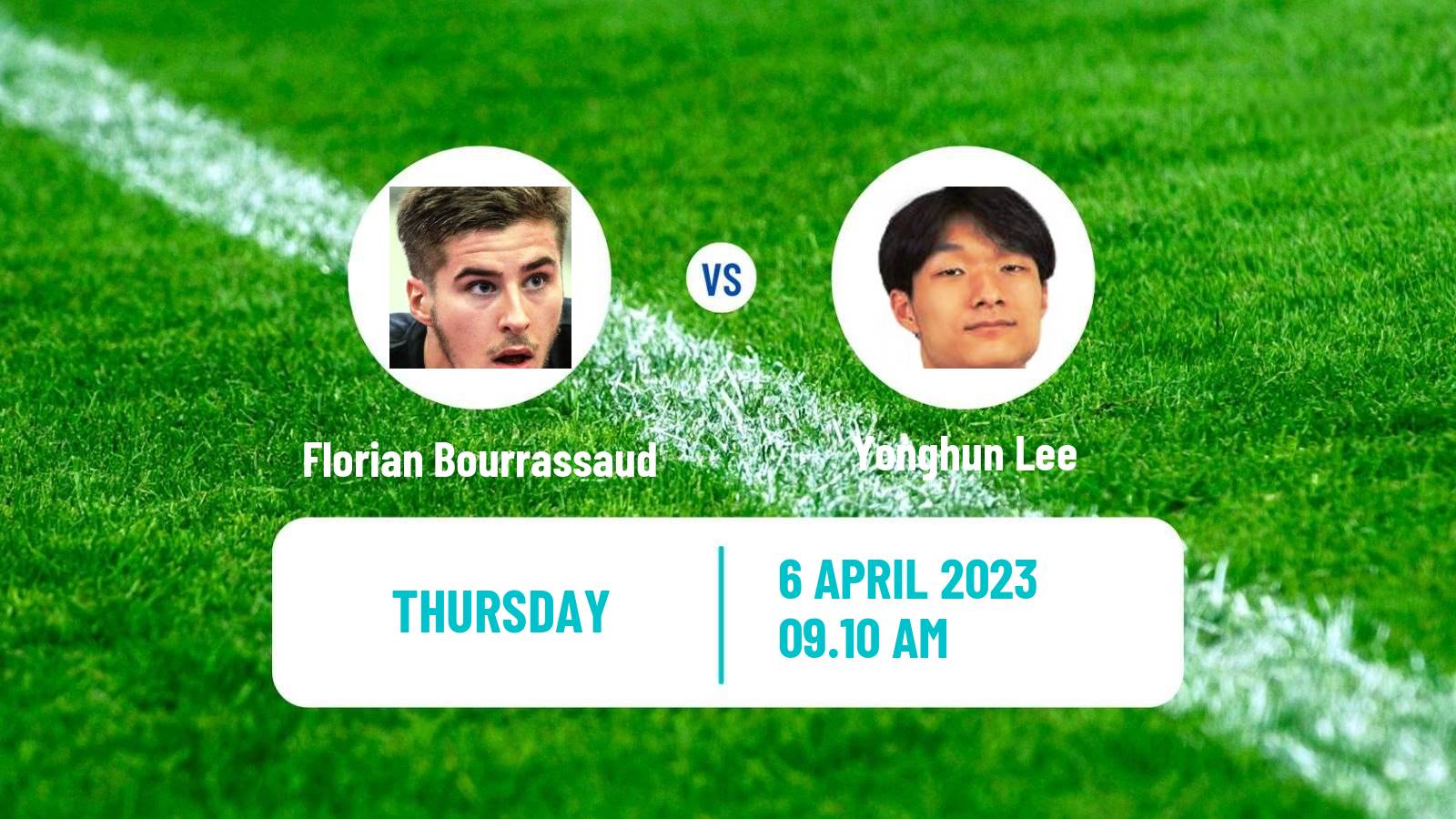 Table tennis Table Tennis Florian Bourrassaud - Yonghun Lee