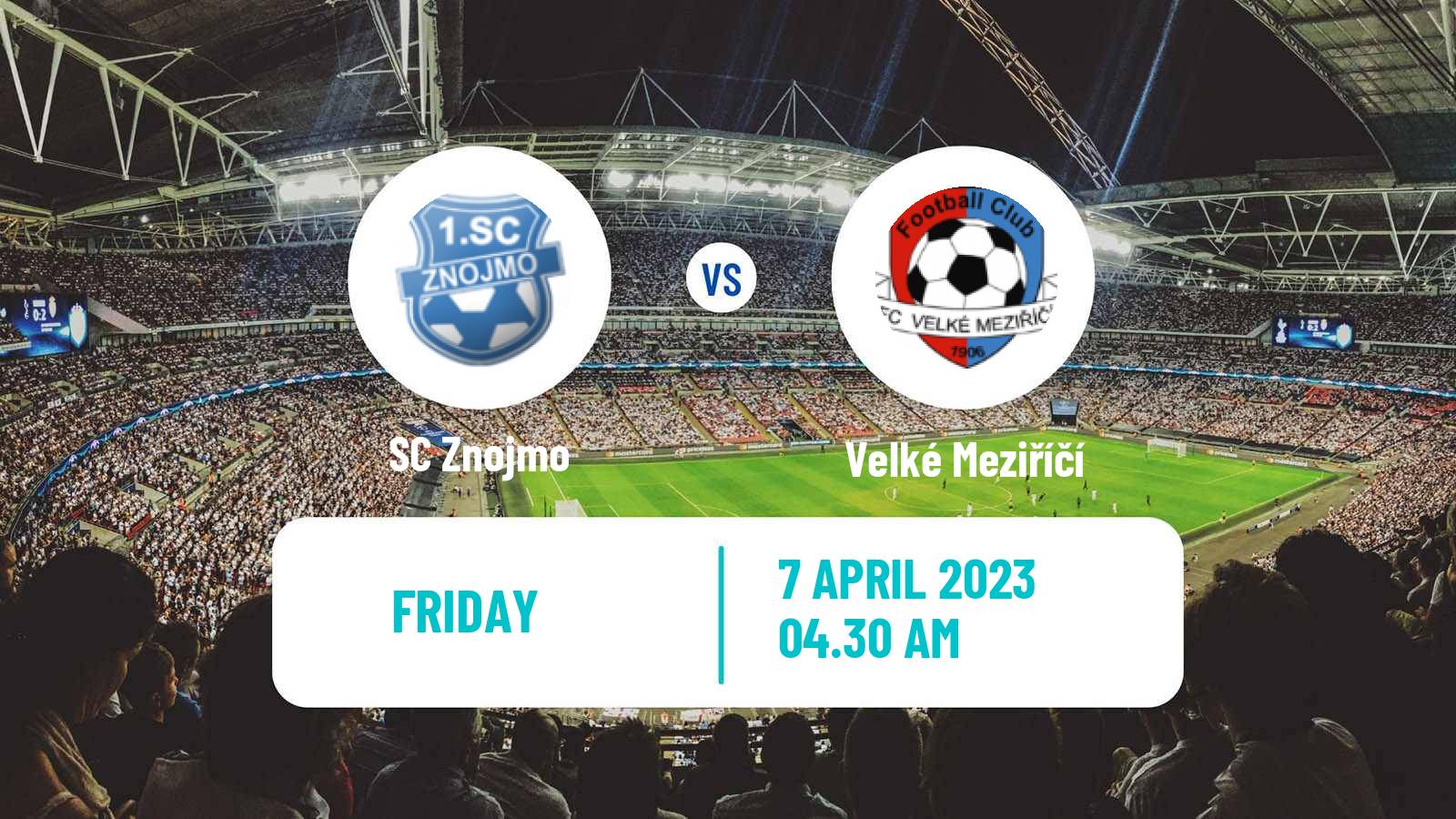 Soccer Czech MSFL Znojmo - Velké Meziříčí