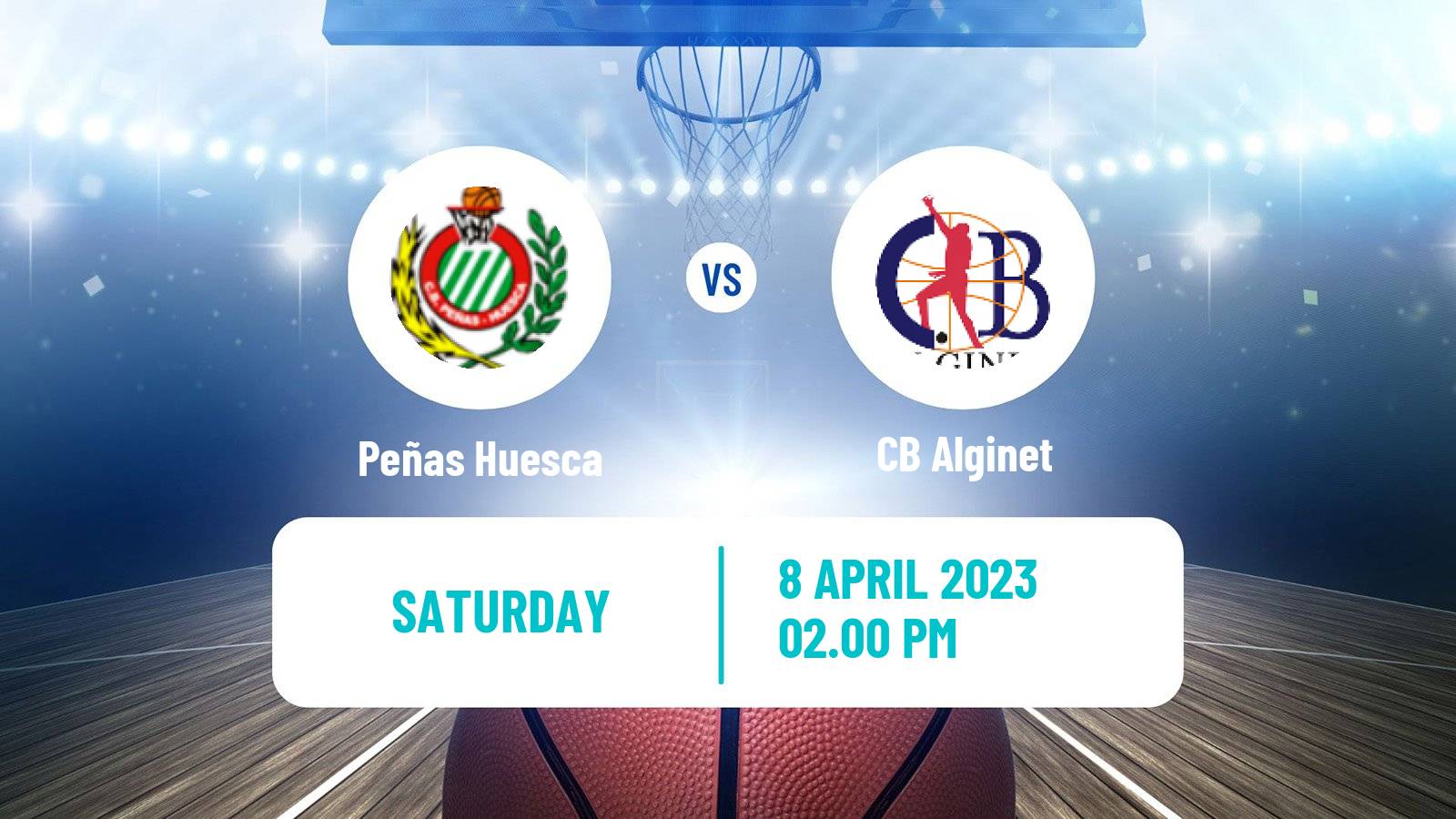 Basketball Spanish LEB Plata Peñas Huesca - Alginet