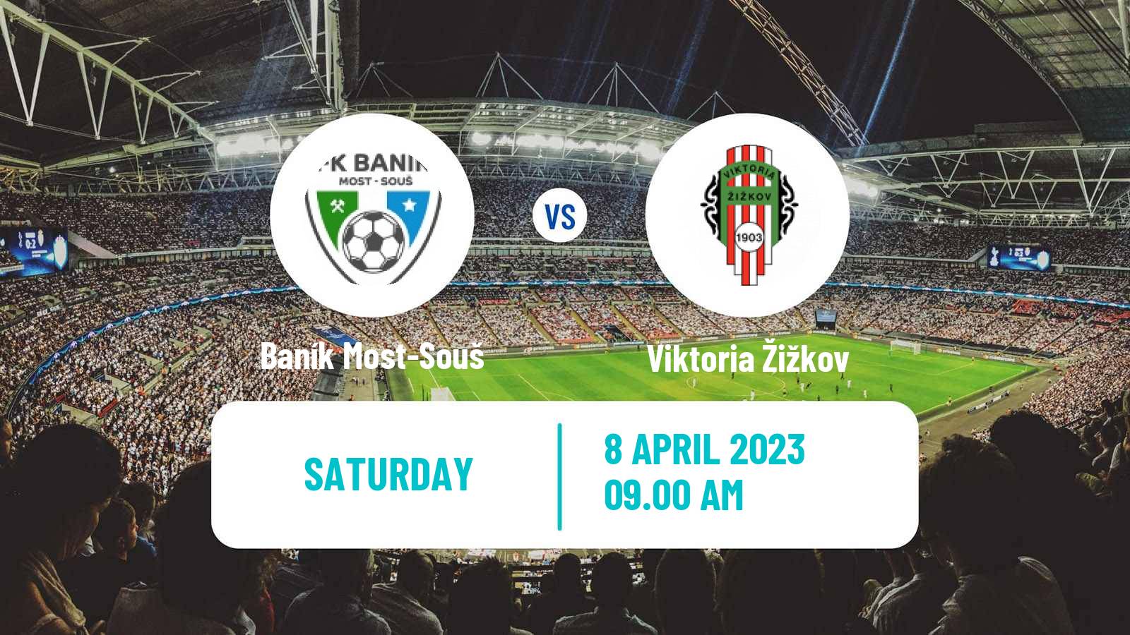 Soccer Czech CFL Group B Baník Most-Souš - Viktoria Žižkov