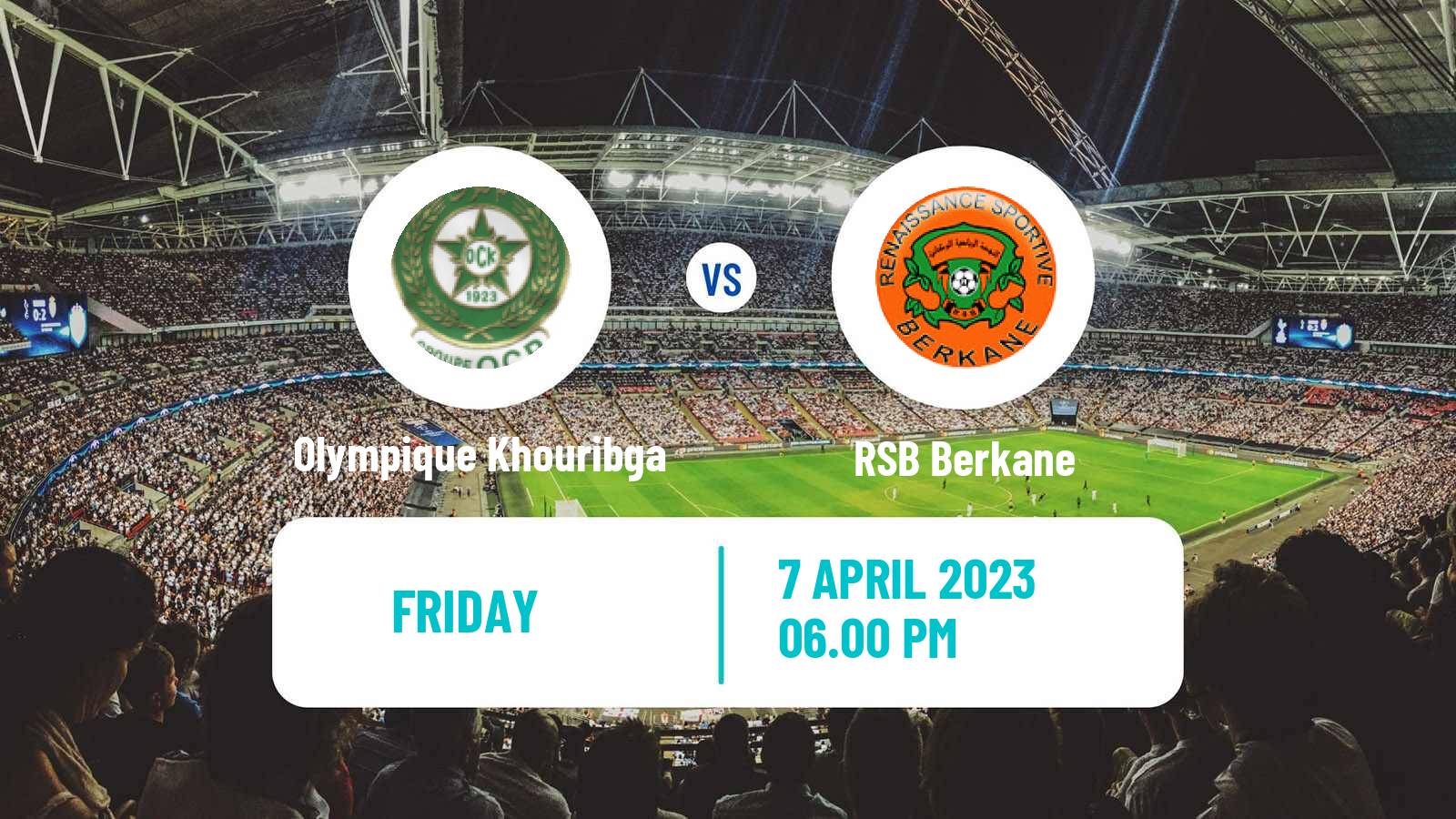 Soccer Moroccan Botola Olympique Khouribga - Berkane