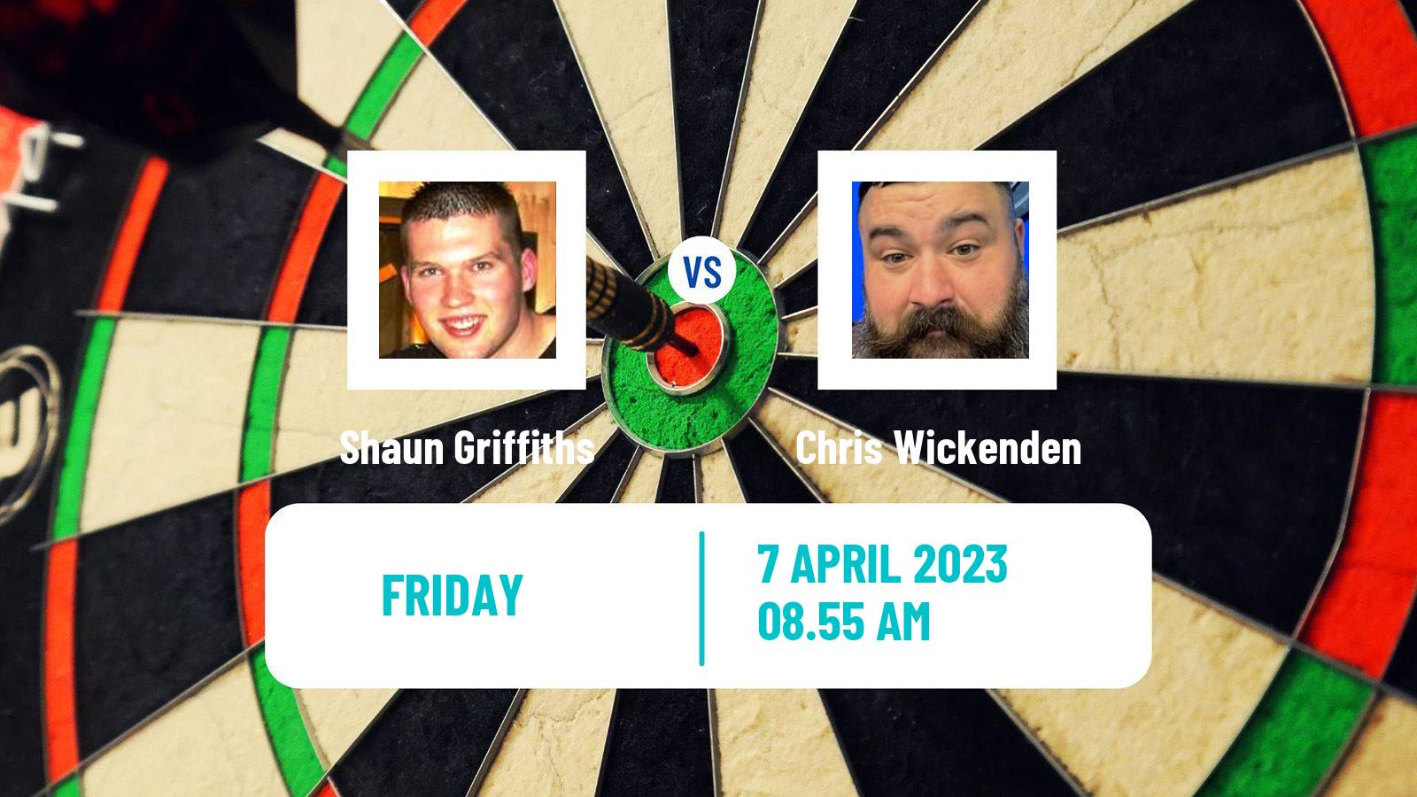 Darts Darts Shaun Griffiths - Chris Wickenden