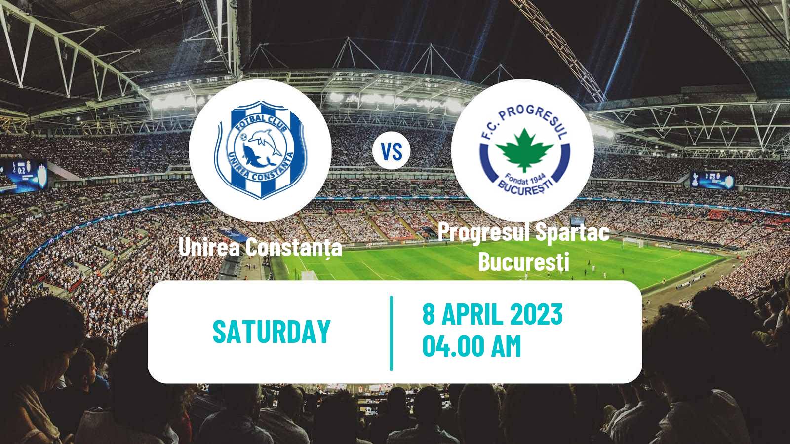 Soccer Romanian Division 2 Unirea Constanța - Progresul Spartac Bucuresti