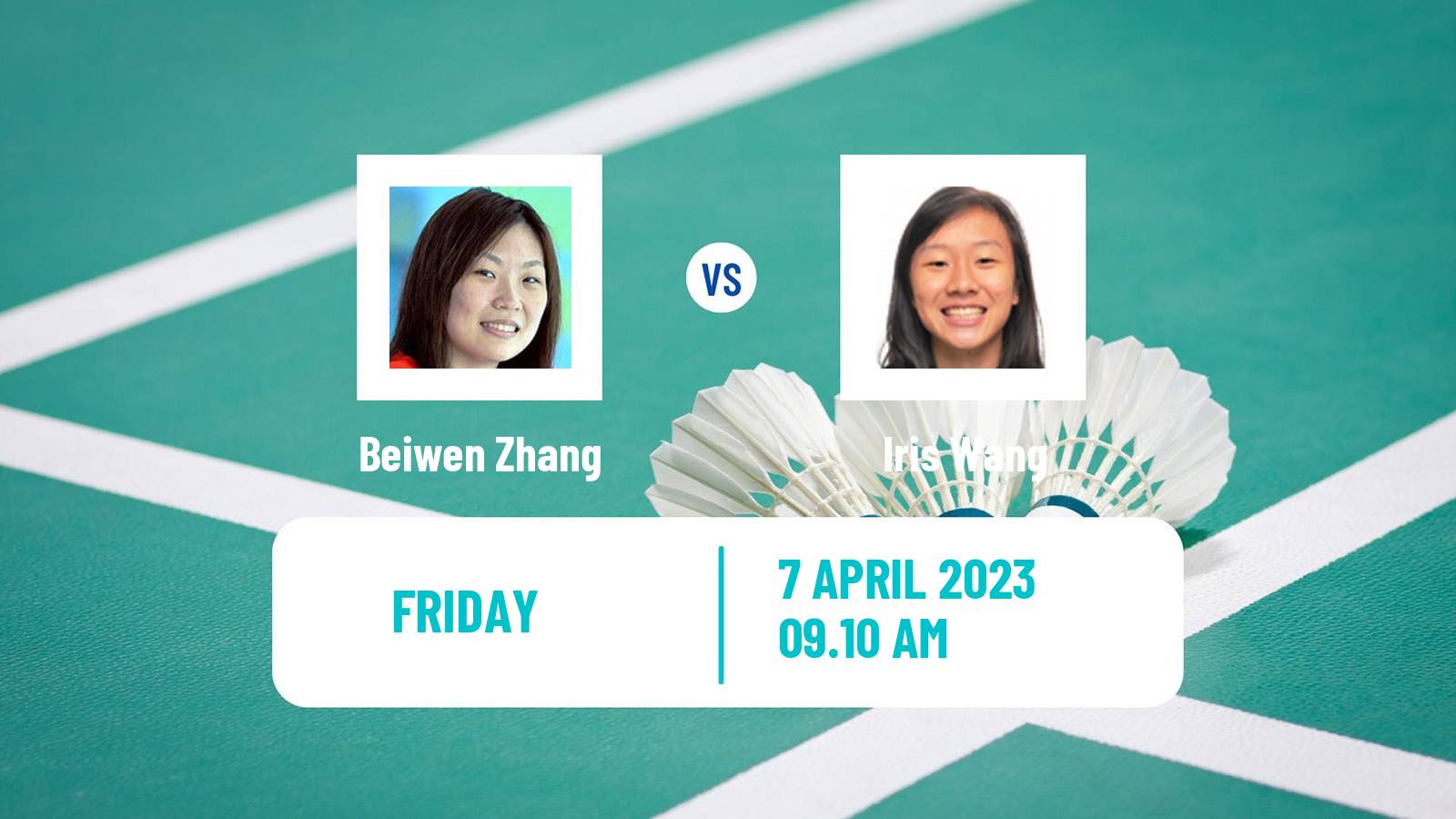 Badminton Badminton Beiwen Zhang - Iris Wang
