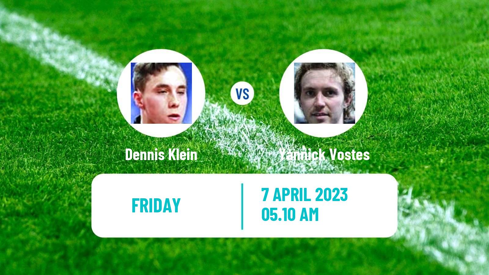 Table tennis Table Tennis Dennis Klein - Yannick Vostes