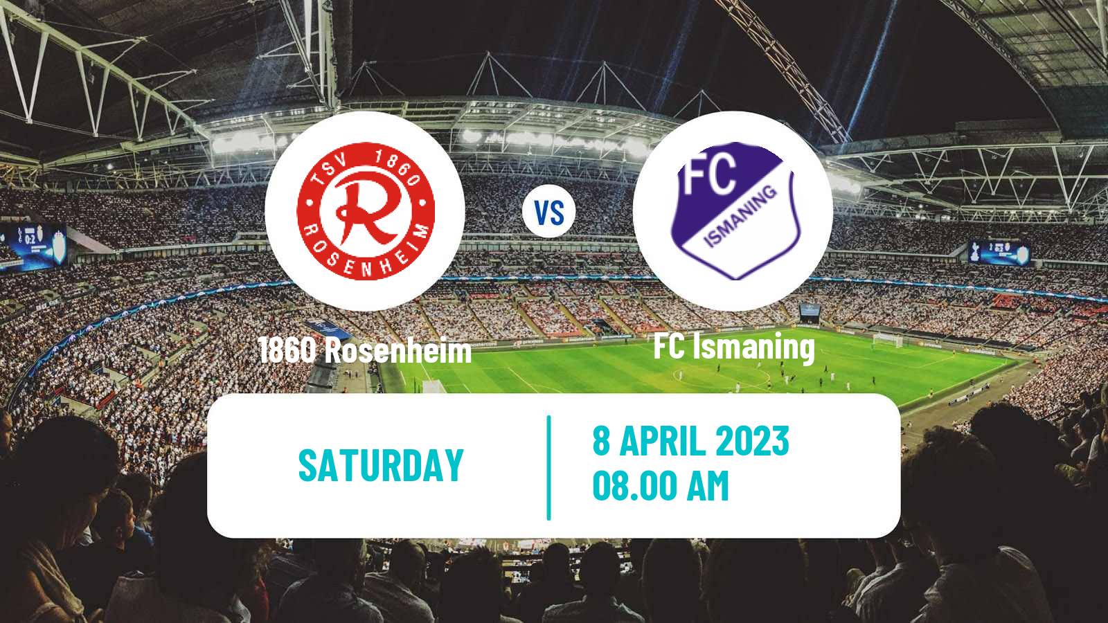 Soccer German Oberliga Bayern Süd 1860 Rosenheim - Ismaning