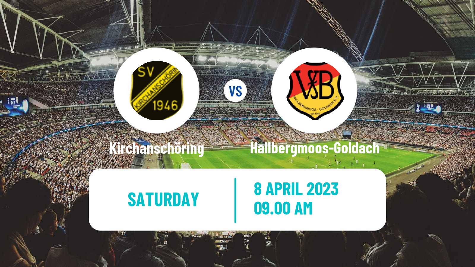 Soccer German Oberliga Bayern Süd Kirchanschöring - Hallbergmoos-Goldach