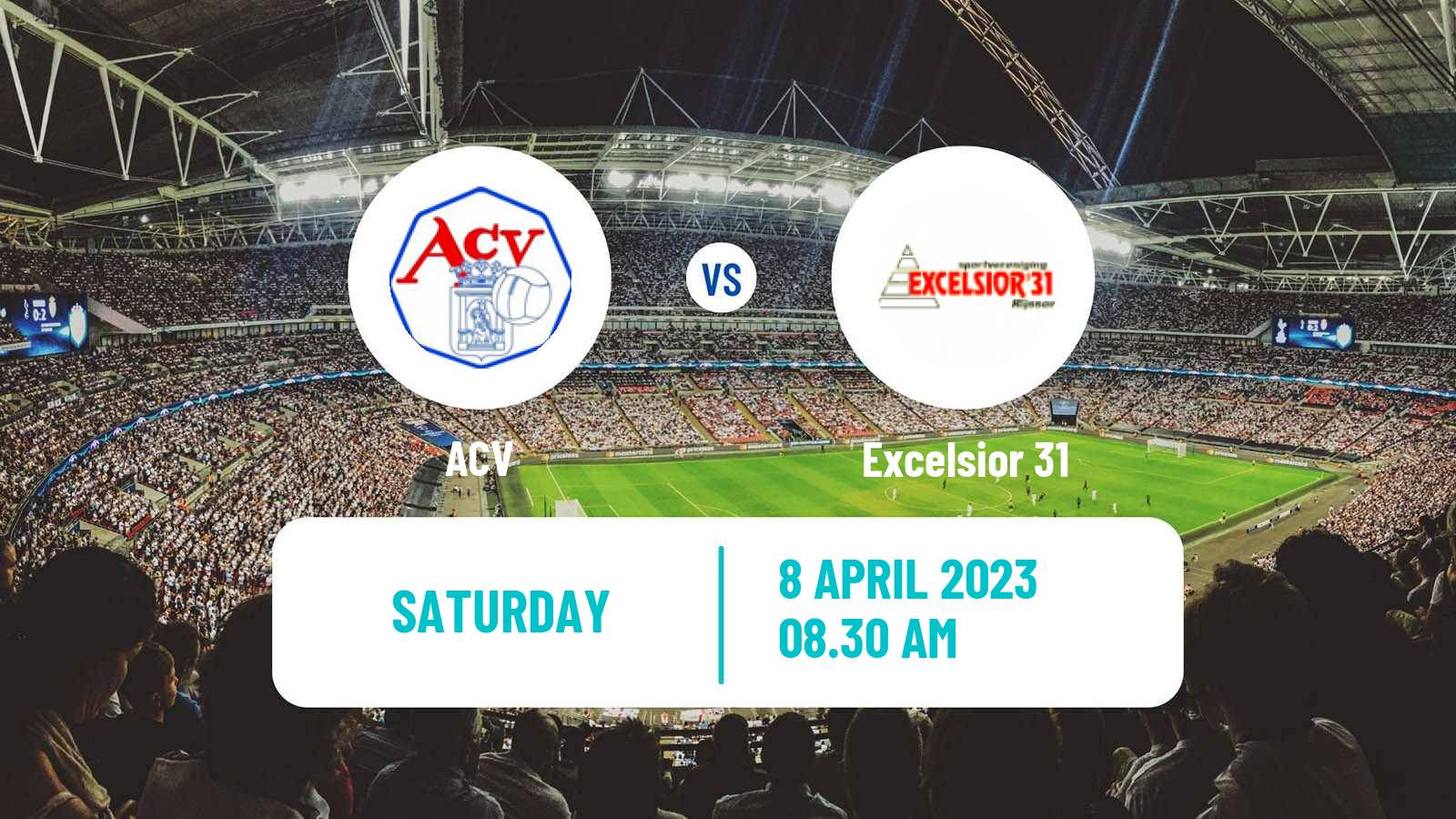 Soccer Dutch Derde Divisie ACV - Excelsior 31