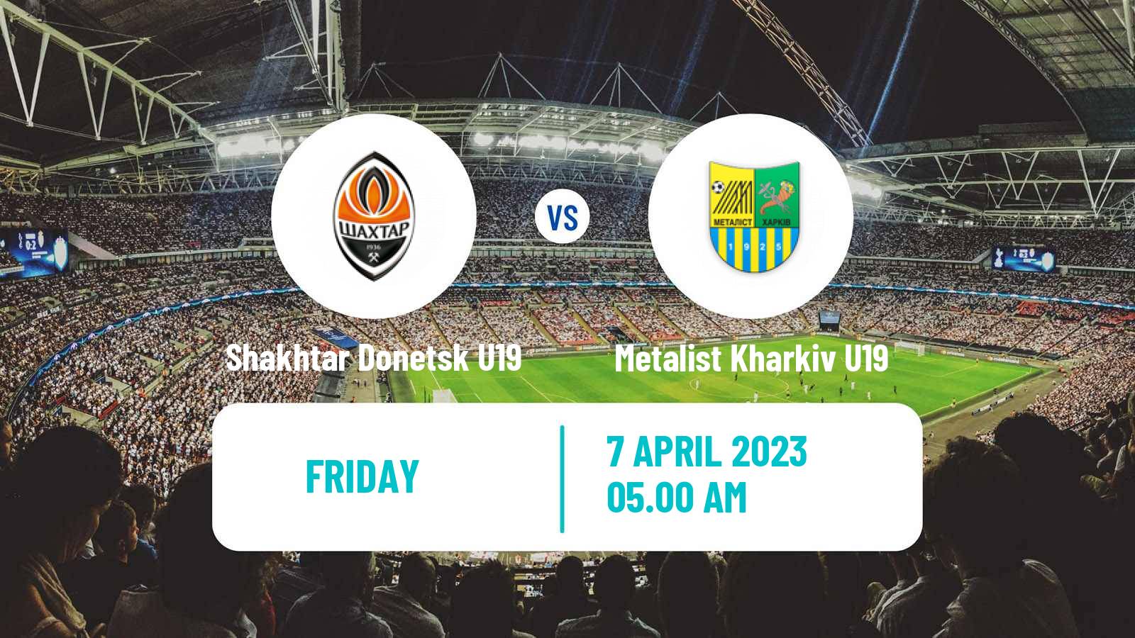 Soccer Ukranian Youth League Shakhtar Donetsk U19 - Metalist Kharkiv U19