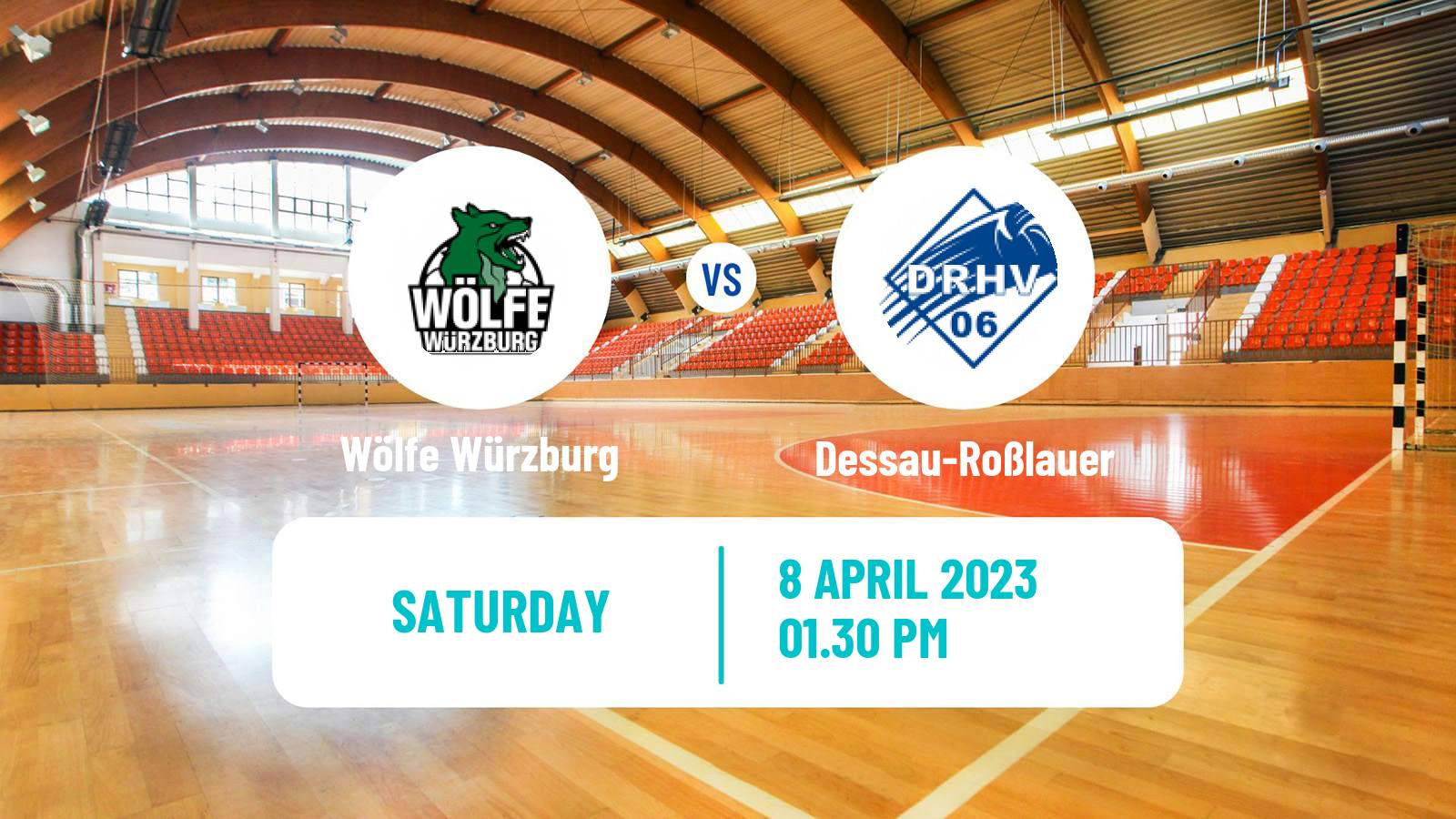 Handball German 2 Bundesliga Handball Wölfe Würzburg - Dessau-Roßlauer