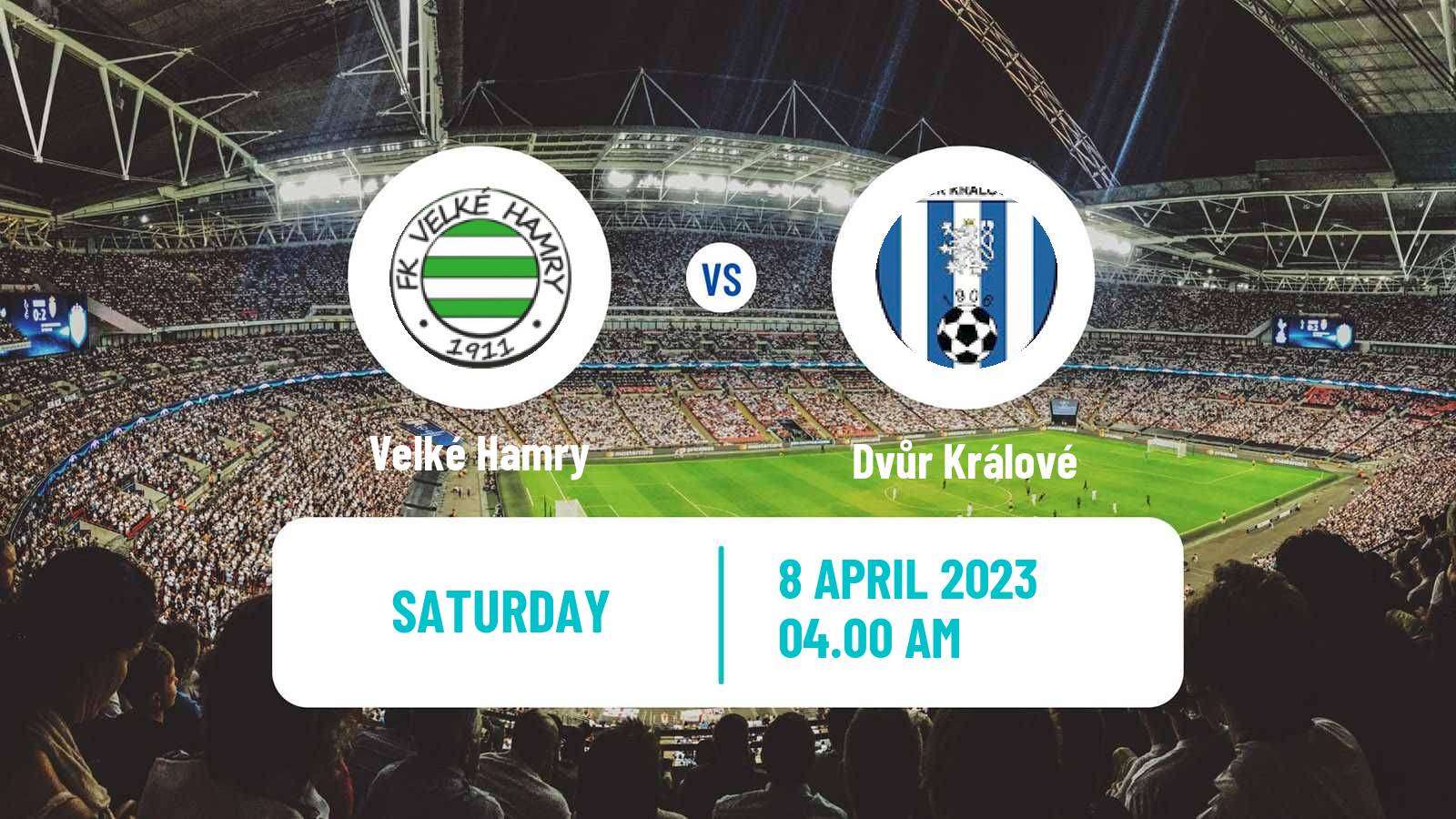 Soccer Czech Division C Velké Hamry - Dvůr Králové